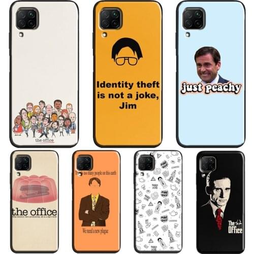 Funny The Office Tv Show Soft Case For Huawei P20 Lite P10 P40 P30 Pro Mate 20 10 30 Lite P Smart 2019 Z Cover