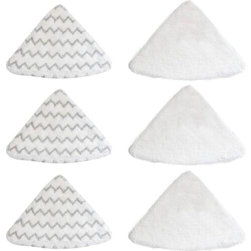 6 Pack Steam Mop Replacement Pads Compatible for Bissell PowerEdge and PowerForce Lift-Off Steam Mop 2078, 2165 Series
