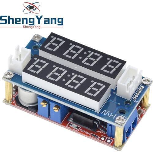 XL4015 5A Adjustable Power CC/CV Step-down Charge Module LED Driver Voltmeter Ammeter Constant current constant voltage