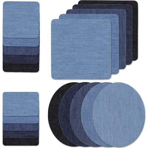 5 Colors (With Glue Back) Fabric Iron On Patches Appliques Elbow Patches Repair Pants For Jean Clothing And Jean Pants Apparel