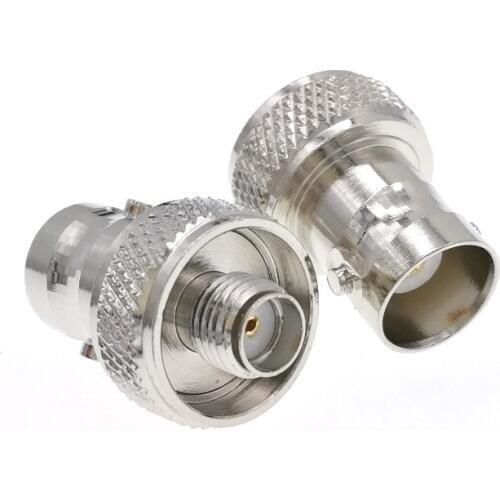 10pcs SMA To BNC SMA-F To BNC-F Adapter For Wouxun Kenwood