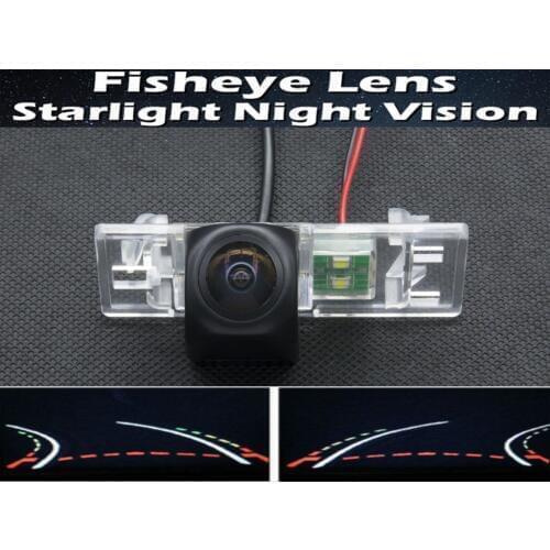 1080P Fisheye Trajectory Tracks Car Rear view Camera for Peugeot 307 308 408 508 Nissan Sunny X-Trail Pathfinder Geely MK Car