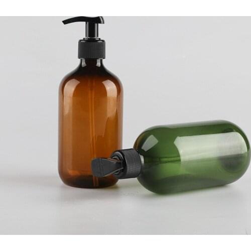 4pcs 300ml Empty Shampoo Bottles Opaque Plastic Soap Dispenser Kitchen Bathroom Shower Gel Bottle Cosmetic Makeup Container