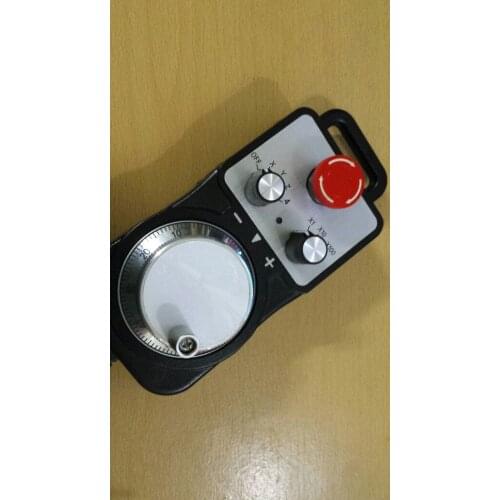 5 axis mpg wireless control manual pulse generator handwheel + Emergency stop button for CNC milling machines