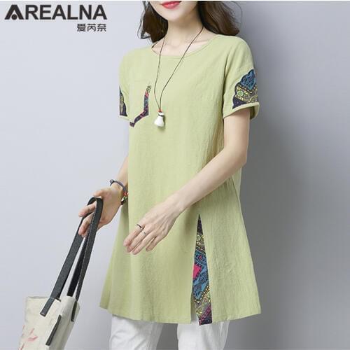 Женские синие рубашки AREALNA China At AliExpress