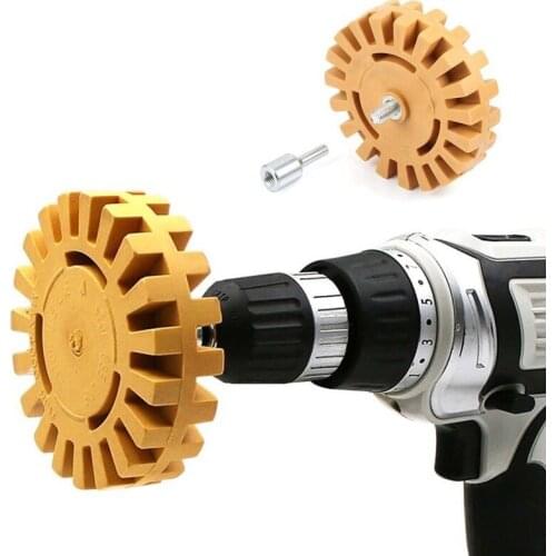 Car Pneumatic Rubber Eraser Wheel Pad Rubber Disk Decal Pneumatic Car Sticker Auto Repair Paint Tool Car Polish Auxiliary Tool