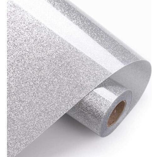 Glitter Heat transfer vinyl roll iron on for clothes HTV vinyl heat press crafts materials decor film DIY tshirts easy weed cut