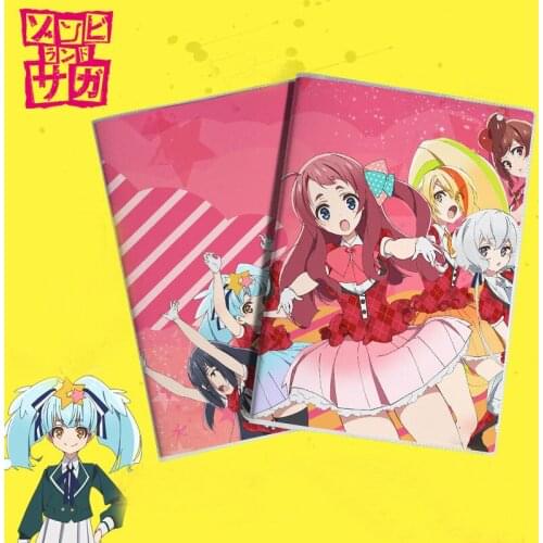 Zombieland Saga Sakura Minamoto Cosplay Notebook Japanese Anime School Student Diary Book Note Book Cosplay Accessories