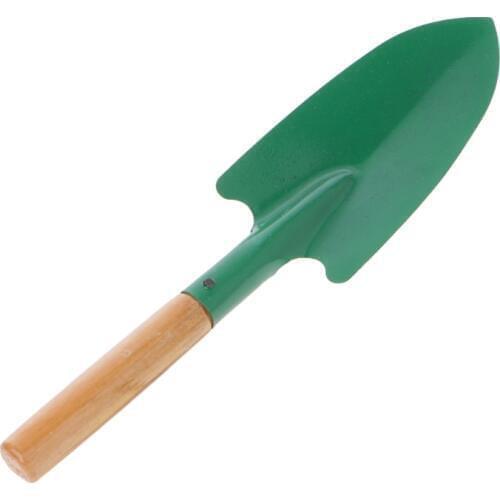 Wooden Handle Reinforced Gardening Shovel Loose Soil Planting Easy Use L15
