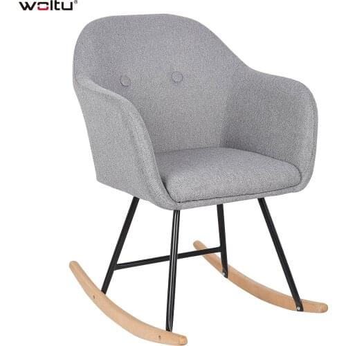 Lovely Little Rocking Chair Rocker Relax Chaise Lounge Chair Recliner Relaxing Chair with Comfortable Padded Seat