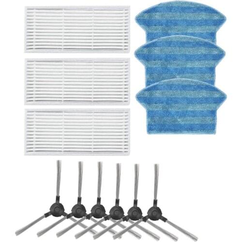 HOT!-for Midea I2 VCR03 Home Cleaning Sweeper Replacement Accessories Side Brush Filter Mop Rag Water Tank Spare Parts