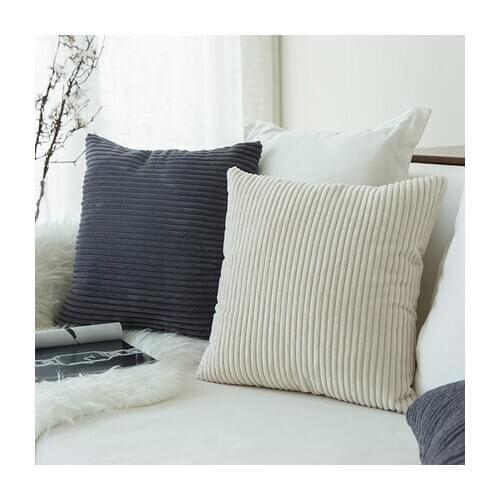 Colorful Simple Stripe Cushions Cover Living Bedroom HouseholLiving Room Cushions 45*45 Custom Pillow case Throw Pillows Covers
