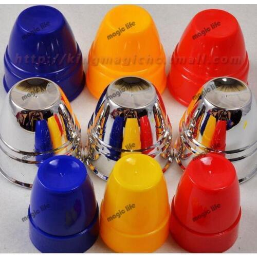 Wholesale 5pcs each lot Cups and balls magic sets SMALL SIZE magic tricks magic toys