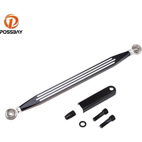 POSSBAY 1 Set Black Motorcycle Shift Linkage fit for Harley Touring Electra Street Road Glide King for Harley Davidson 1980-2017