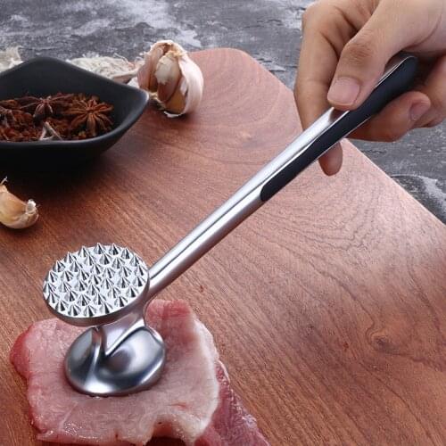 2021 Creative Kitchen Tool Zinc Alloy Meat Hammer Meat Loose Hammer Pork Chop Steak Hammer Flesh Floss Tender Meat Hammer