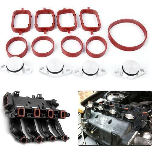 4Pcs Car Intake Manifold Gasket Diesel Spiral Valve Panels Shutters Seals for BMW M47 E71 E46 E83 320d M47N / M47TU / M47TUD20