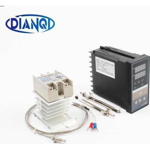 Temperature controller REX-C400 Relay Output SSR RexC-400 V*AN M*AN K type Thermocouple SSR-40DA Universal Input 220V~240V