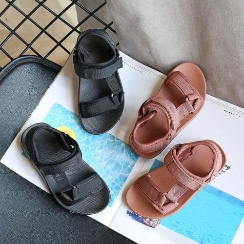 2021 Summer New Children Sandals Fashion Girls Shoes For Girls Flat Beach Sandals Casual Comfortable Breathable Boys Shoes