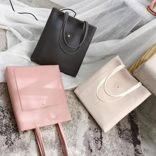 Womens Soft Leather Handbag High Quality Women Shoulder Bag Luxury Brand Bucket Shopping Bag Fashion Womens Handbags