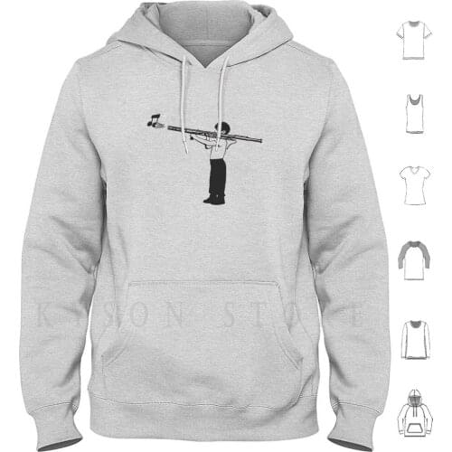 Bassoon Bazooka Hoodie Long Sleeve Bassoon Bazooka Bassoon Bazooka Bazooka Shot Bassoon Musical Instruments Musicals
