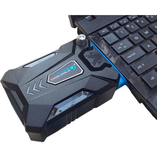 Portable Laptop USB Cooling Fan Air Cooler Speed Adjustable Ice Troll 3 High Performance Notebook Fan Cooler Controller