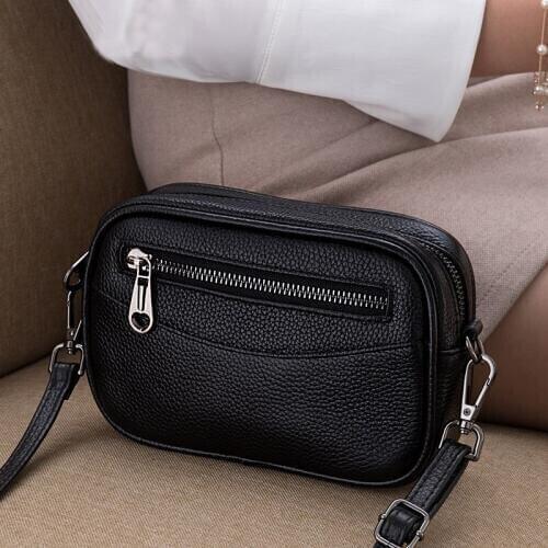 Fashion Small Crossbody Bags For Women Genuine Leather Ladies Shoulder Messenger Bag Female Handbags Evening Purse Phone Bag