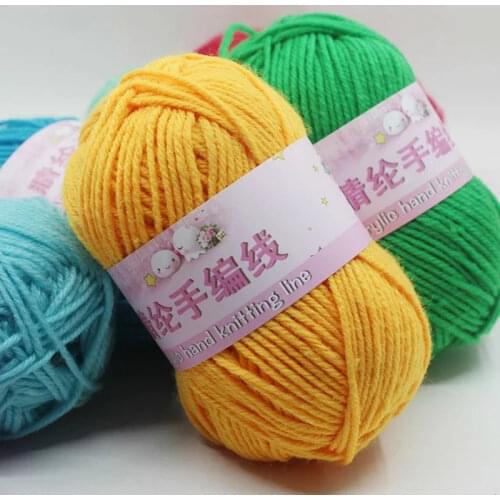 10pcs Acrylic Wool Hand Woven Hook Cotton Slippers Hook Cushion Doll Line Crafts Wholesale Promotion Knitting