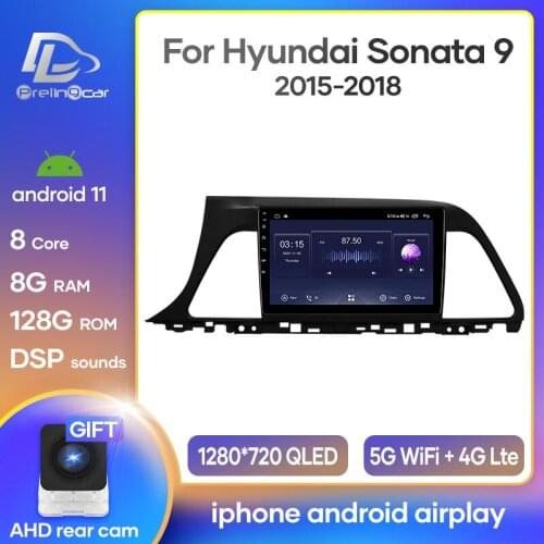 4G LTE Android 10.0 car gps multimedia video radio player dashboard for Hyundai elantra 2019 years navigation stereo
