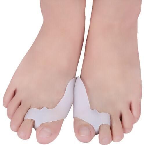 5 Pairs/Lot Soft Hallux Valgus Fit Big Toe Protective Cover Separation 2 Holes Toe Correction For Foot Beauty Orthopedic