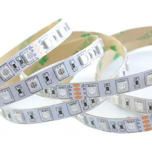 50M 600leds RGB 5050 Led Strip DC12V RGB Flexible Tape 120leds/m Led Ribbon Warm cool white