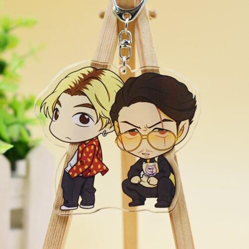 Anime The Way of the Househusband Gokushufudo Tatsu Acrylic Keychain Bag Pendant Cute Keyring Cartoon Cosplay Gift Toy Student