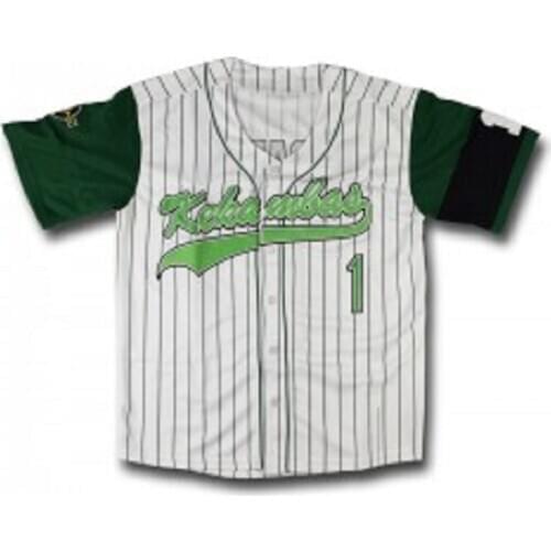 Double Stitched #1 G-Baby Kekambas The Movie White Baseball Jerseys Mens