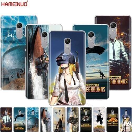 HAMEINUO Playerunknowns Battlegrounds PUBG Cover phone Case for Xiaomi redmi 5 4 1 1s 2 3 3s pro PLUS redmi note 4 4X 4A 5A