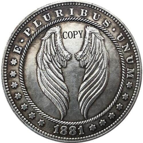 Hobo Nickel 1881-CC USA Morgan Dollar COIN COPY Type 171