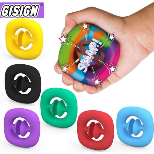 SNAPPERZ Fidget Toys Pack Squeeze Unzip Toy Anti Stress Grip Reliever Autism Anxiety Relief Sensory Fidget For Child Adult toys