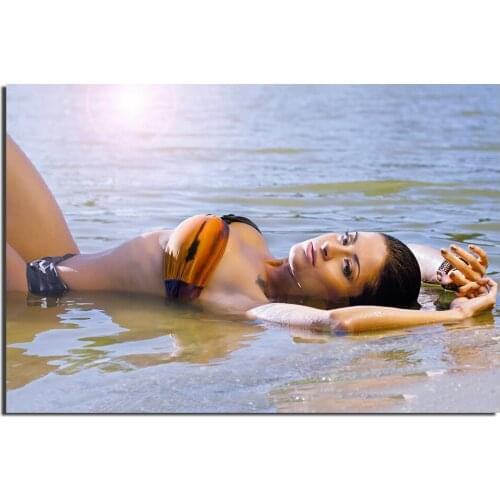 Sexy Bikini Girl Picture Wall Art Poster Canvas Prints Paintings for Living Room Decor