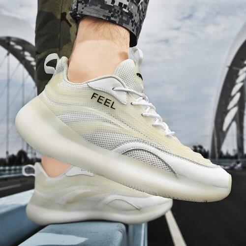 Mens Casual Shoes Mesh Men Sneakers Fashion Lace-up Men Shoes Comfortable Walking Shoes Zapatillas Hombre