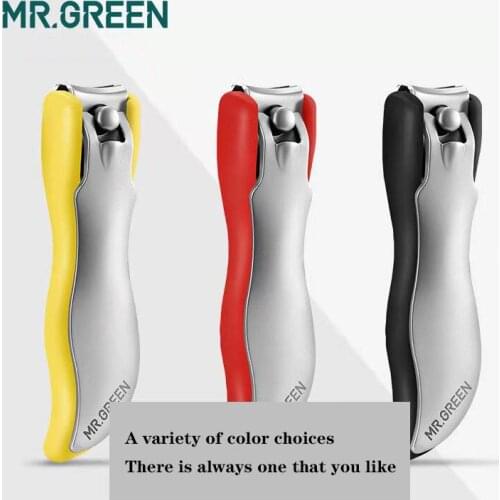MR.GREEN Germany Nail Clippers Single Pack To Prevent Nail Splash Imported Stainless Steel Household Nail Clippers