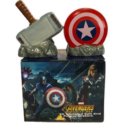 2PCS Ceramic Kitchen Seasoning Tank Set Salt Shaker Spice Jar Kitchen Accessories