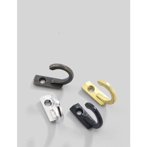 Xipeiyi White New Hanger Wall Hook Organizer Key Bag Hat Small Hooks Antique Zinc Alloy Furniture Hasp Robe Hook Hanging Hook