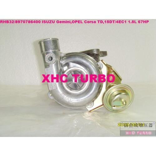 NEW RHB32/8970786400 VE110094 Turbo Turbocharger for ISUZU Gemini,OPEL Corsa TD,15DT/X15DT/4EC1 1.5L 67HP