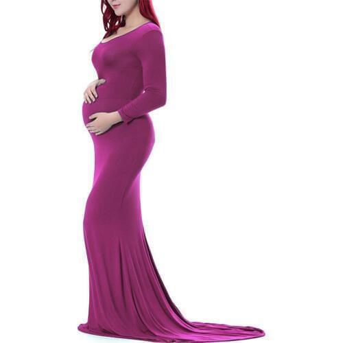 Trailing Maternity Photography Props Pregnant Dress Pregnancy Dress Photography Clothing For Pregnant Women Gravidas Clothes