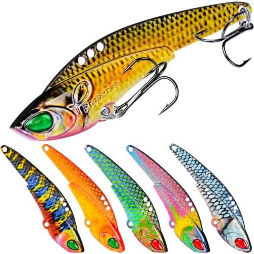 10pc New Top DW1154 12-22g VIB Pencil Fishing Lure 6 Color Fishing Tackle 6-7.7cm Length Fishing Bait