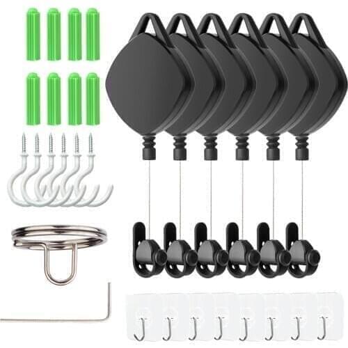 3/6PCS Silent VR Cable Pulley System For HTC Vive/Vive Pro/for Oculus Rifts/Sony PS/Windows VR/Valve Index VR Cable Management