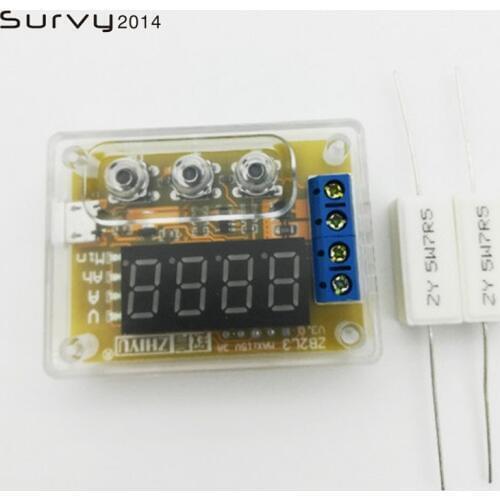 ZB2L3 V3 Battery Capacity Tester 18650 1.2-12V External Load Battery Discharge Testing Micro USB 3A finished product with shell