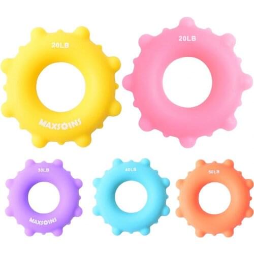 Trainer Grip Ring High Elasticity Bump Design Recovery Training Hand Acupuncture Point Activation Exerciser Ring for Home