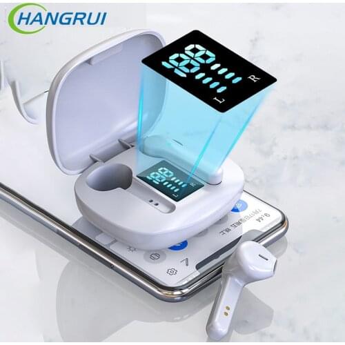 TWS Bluetooth Wireless Headphones Sports Waterproof Noise Cancelling Earbuds Bluetooth 5.0 HiFi Earphone With Microphone Headset