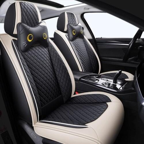 ZHOUSHENGLEE Universal Car Seat covers for Mitsubishi All Models pajero grandis outlander galant Lancer-ex ASX lancer pajero