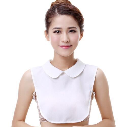 YSMILE Y Women White Shirt Suit Detachable Collar High Quality Remove Decorative Collar All Purpose Peter. Pan Cloth Accessories