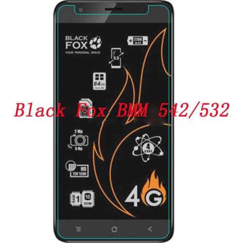 Smartphone Tempered Glass for Black Fox BMM 542 9H Explosion-proof Protective Film Screen Protector cover phone BMM 532